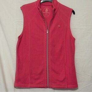 Tommy Bahama ladies' pink fleece vest